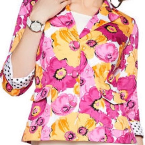 Joan Rivers 3/4 Sleeve Blazer - Picture 2 of 8